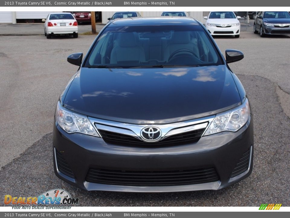 2013 Toyota Camry SE V6 Cosmic Gray Metallic / Black/Ash Photo #8