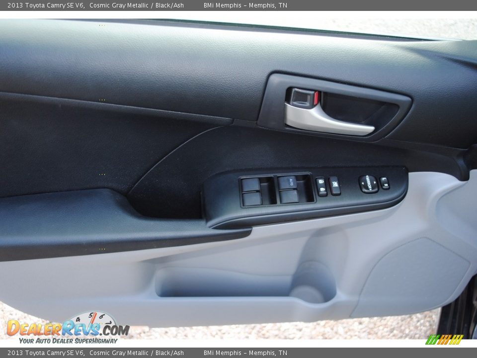 2013 Toyota Camry SE V6 Cosmic Gray Metallic / Black/Ash Photo #10