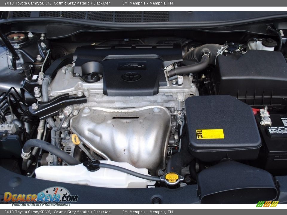 2013 Toyota Camry SE V6 Cosmic Gray Metallic / Black/Ash Photo #23