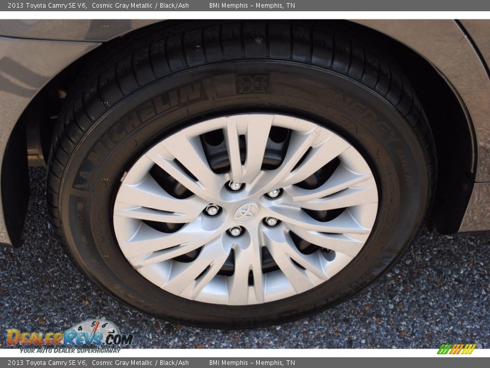 2013 Toyota Camry SE V6 Cosmic Gray Metallic / Black/Ash Photo #25