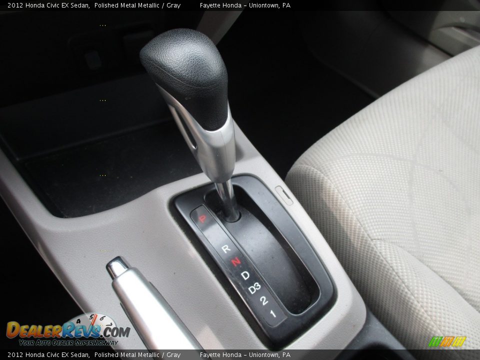 2012 Honda Civic EX Sedan Polished Metal Metallic / Gray Photo #13