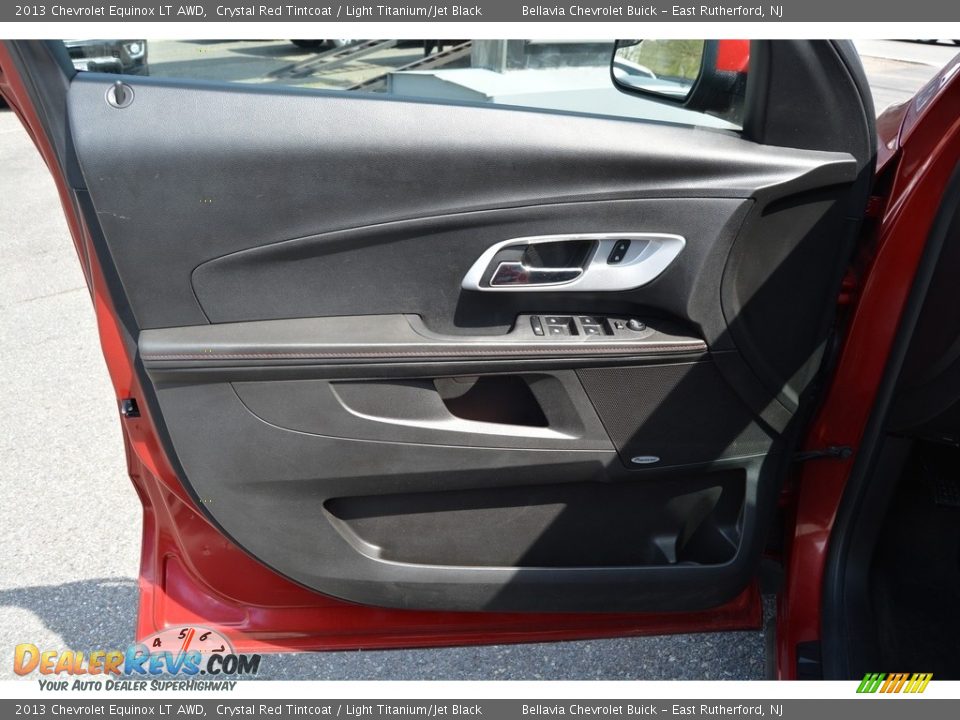 2013 Chevrolet Equinox LT AWD Crystal Red Tintcoat / Light Titanium/Jet Black Photo #6