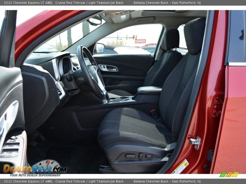 2013 Chevrolet Equinox LT AWD Crystal Red Tintcoat / Light Titanium/Jet Black Photo #9