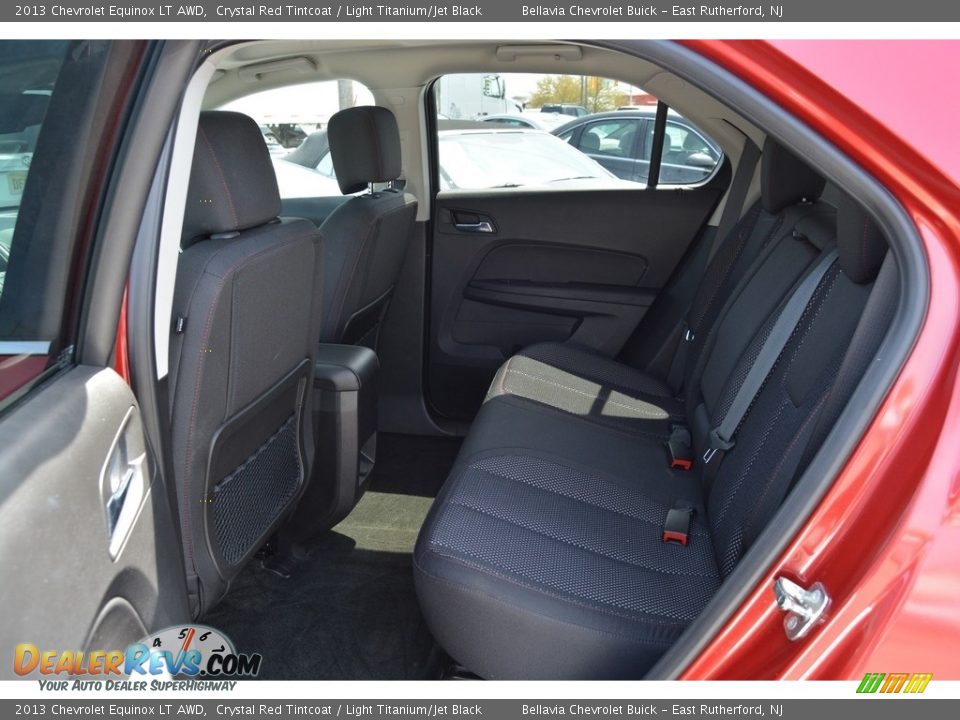 2013 Chevrolet Equinox LT AWD Crystal Red Tintcoat / Light Titanium/Jet Black Photo #12