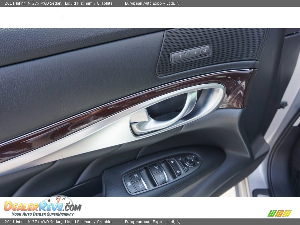 2011 Infiniti M 37x AWD Sedan Liquid Platinum / Graphite Photo #14