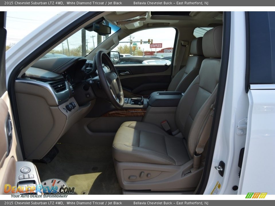2015 Chevrolet Suburban LTZ 4WD White Diamond Tricoat / Jet Black Photo #10