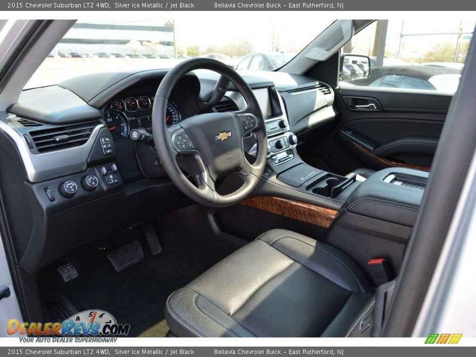 2015 Chevrolet Suburban LTZ 4WD Silver Ice Metallic / Jet Black Photo #8