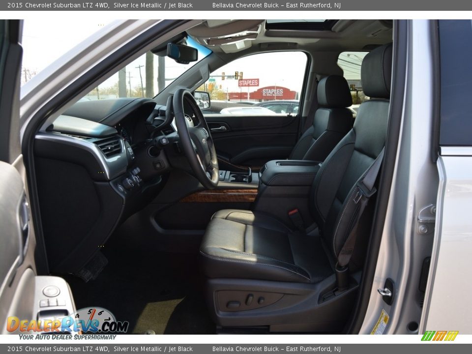 2015 Chevrolet Suburban LTZ 4WD Silver Ice Metallic / Jet Black Photo #9