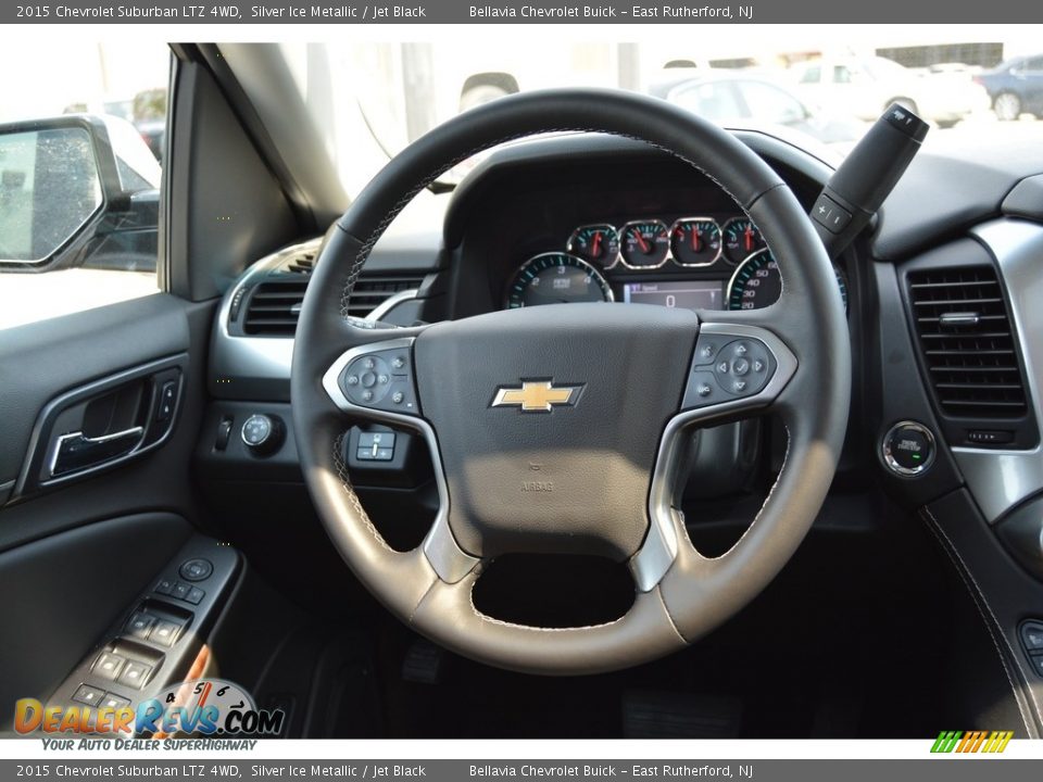 2015 Chevrolet Suburban LTZ 4WD Silver Ice Metallic / Jet Black Photo #17
