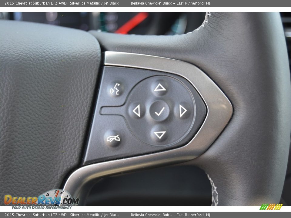 2015 Chevrolet Suburban LTZ 4WD Silver Ice Metallic / Jet Black Photo #19