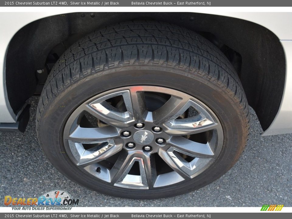 2015 Chevrolet Suburban LTZ 4WD Silver Ice Metallic / Jet Black Photo #23