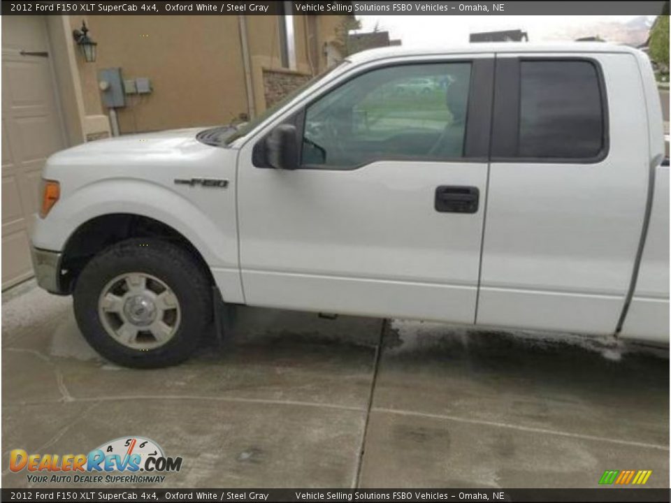 2012 Ford F150 XLT SuperCab 4x4 Oxford White / Steel Gray Photo #1