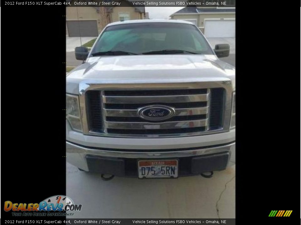 2012 Ford F150 XLT SuperCab 4x4 Oxford White / Steel Gray Photo #2