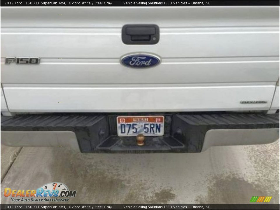 2012 Ford F150 XLT SuperCab 4x4 Oxford White / Steel Gray Photo #4