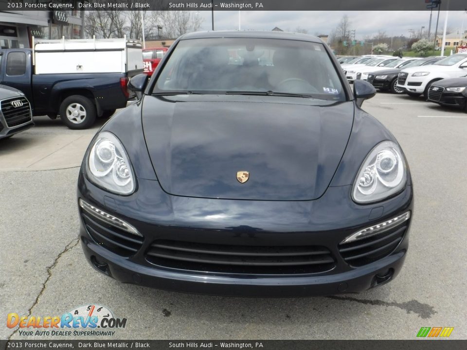 2013 Porsche Cayenne Dark Blue Metallic / Black Photo #6