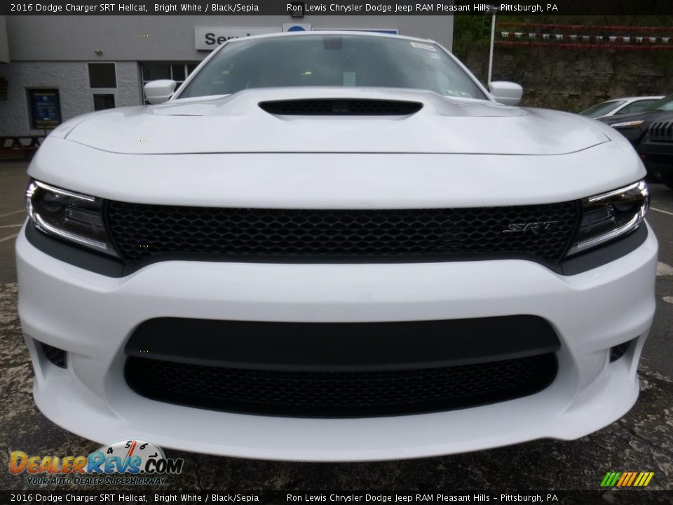 Bright White 2016 Dodge Charger SRT Hellcat Photo #8