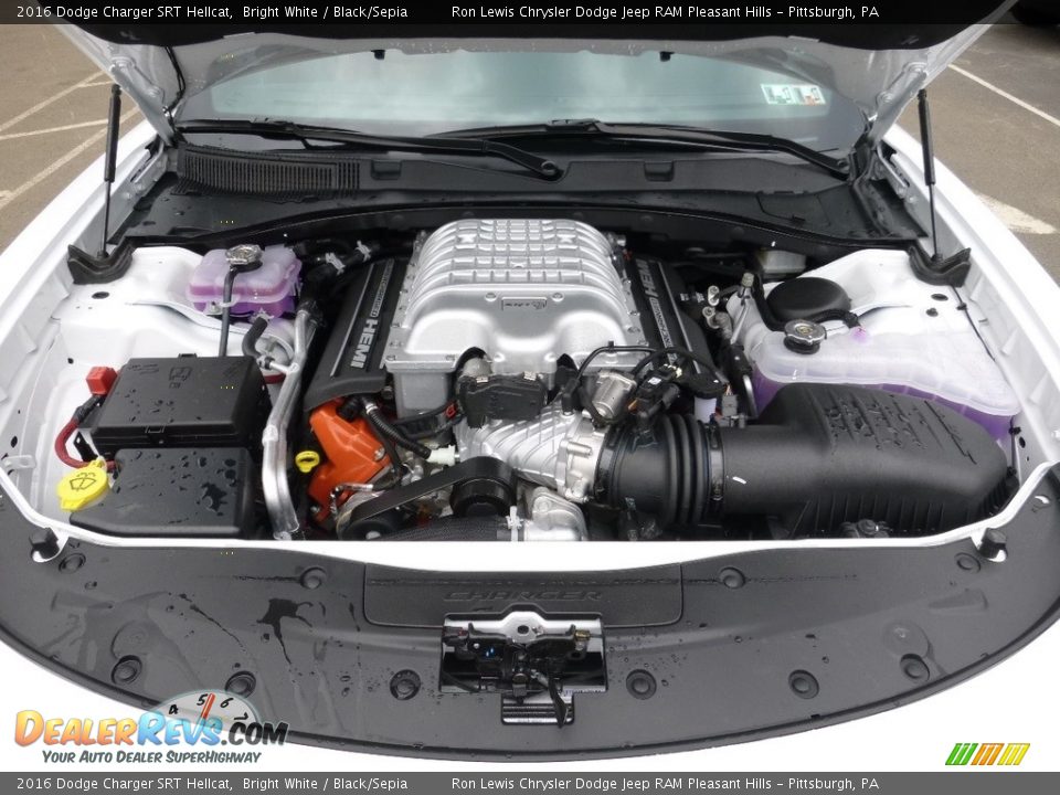 2016 Dodge Charger SRT Hellcat 6.2 Liter SRT Hellcat HEMI Supercharged OHV 16-Valve VVT V8 Engine Photo #10