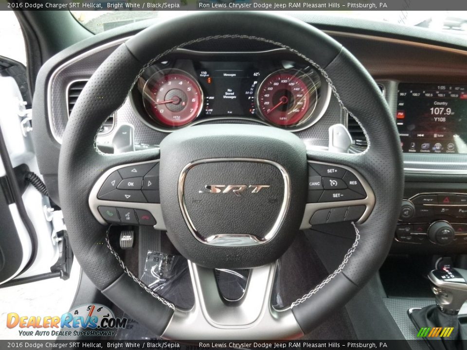 2016 Dodge Charger SRT Hellcat Steering Wheel Photo 18