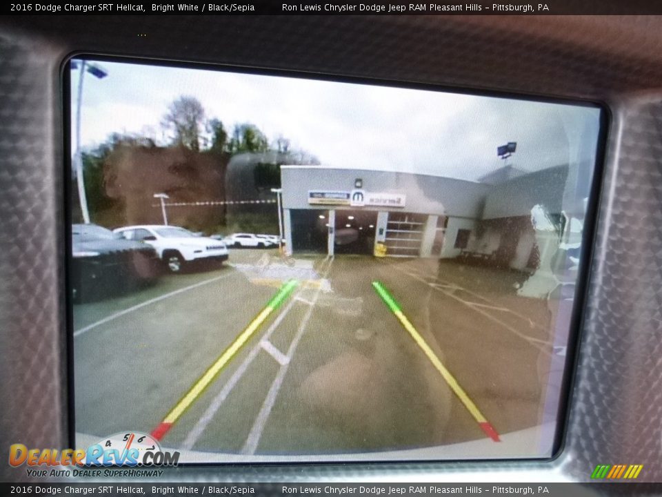 2016 Dodge Charger SRT Hellcat Bright White / Black/Sepia Photo #19