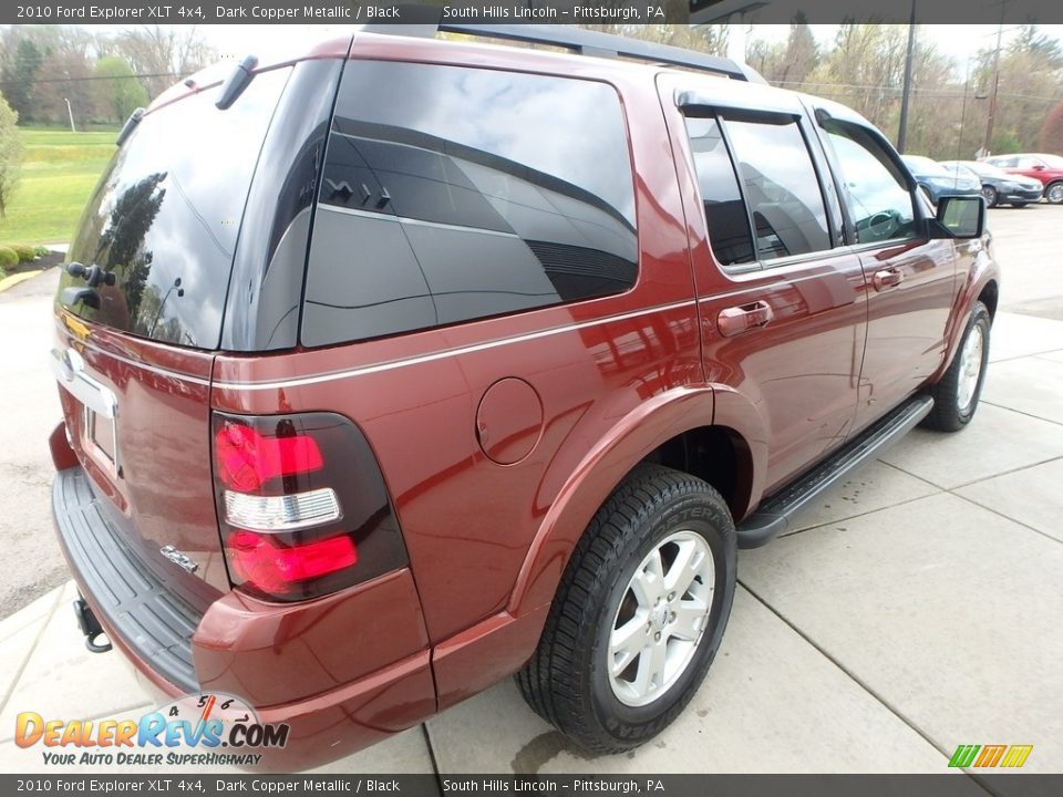 2010 Ford Explorer XLT 4x4 Dark Copper Metallic / Black Photo #7