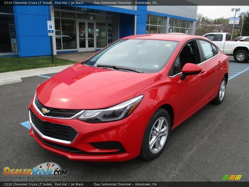 2016 Chevrolet Cruze LT Sedan Red Hot / Jet Black Photo #10