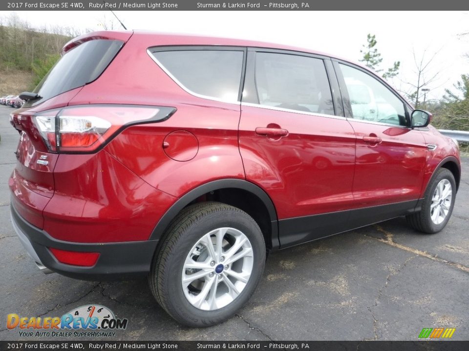 Ruby Red 2017 Ford Escape SE 4WD Photo #2