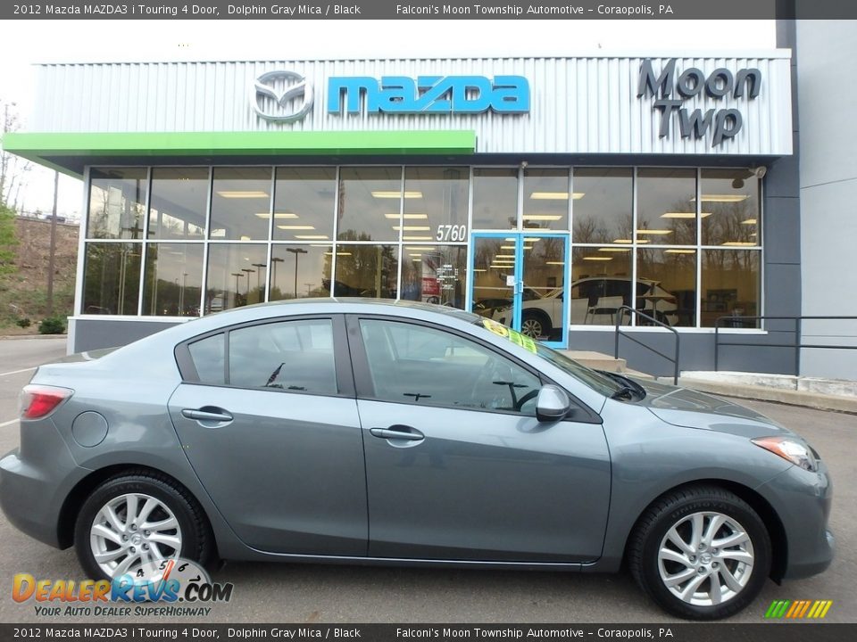 2012 Mazda MAZDA3 i Touring 4 Door Dolphin Gray Mica / Black Photo #1