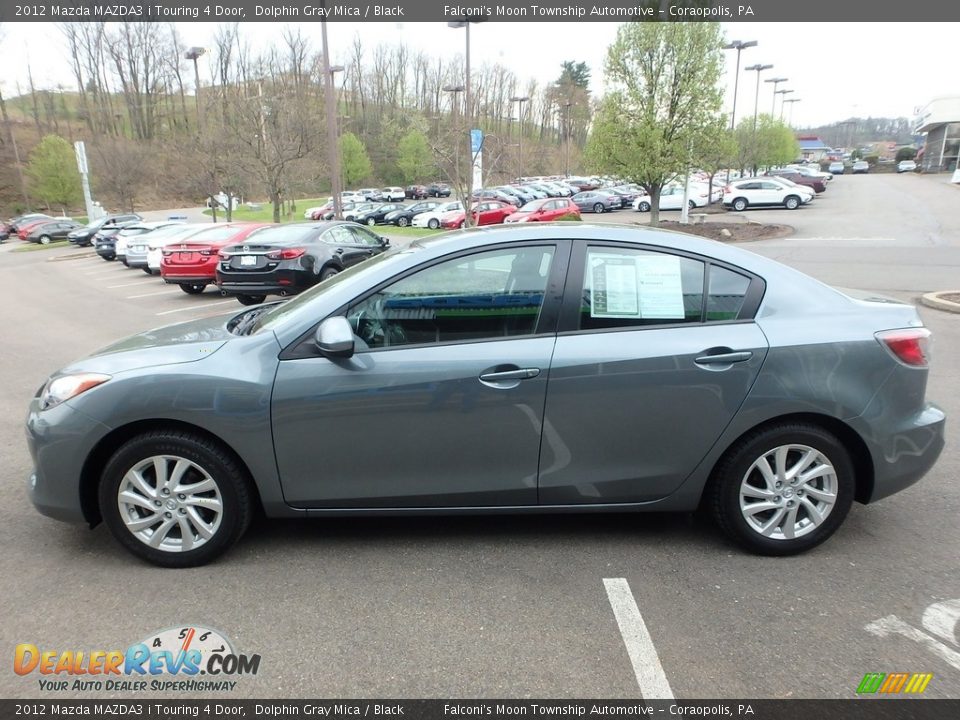 2012 Mazda MAZDA3 i Touring 4 Door Dolphin Gray Mica / Black Photo #5