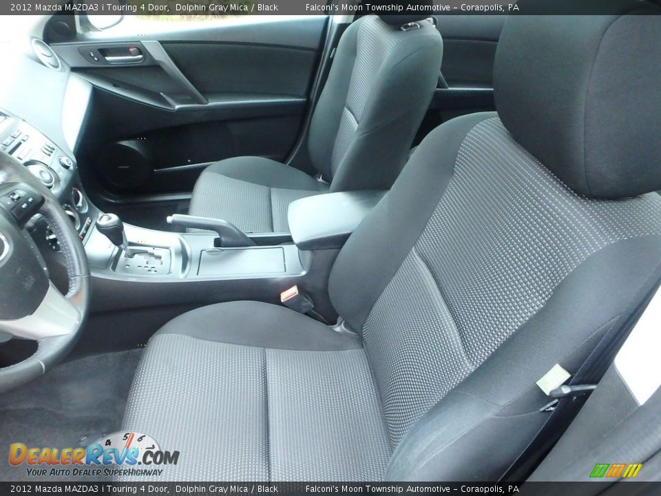 2012 Mazda MAZDA3 i Touring 4 Door Dolphin Gray Mica / Black Photo #15