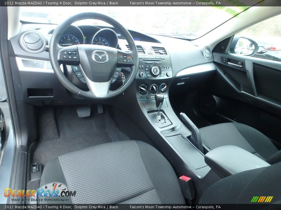2012 Mazda MAZDA3 i Touring 4 Door Dolphin Gray Mica / Black Photo #17