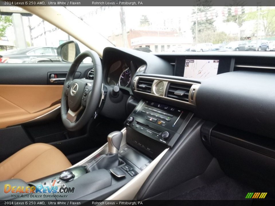 2014 Lexus IS 250 AWD Ultra White / Flaxen Photo #11