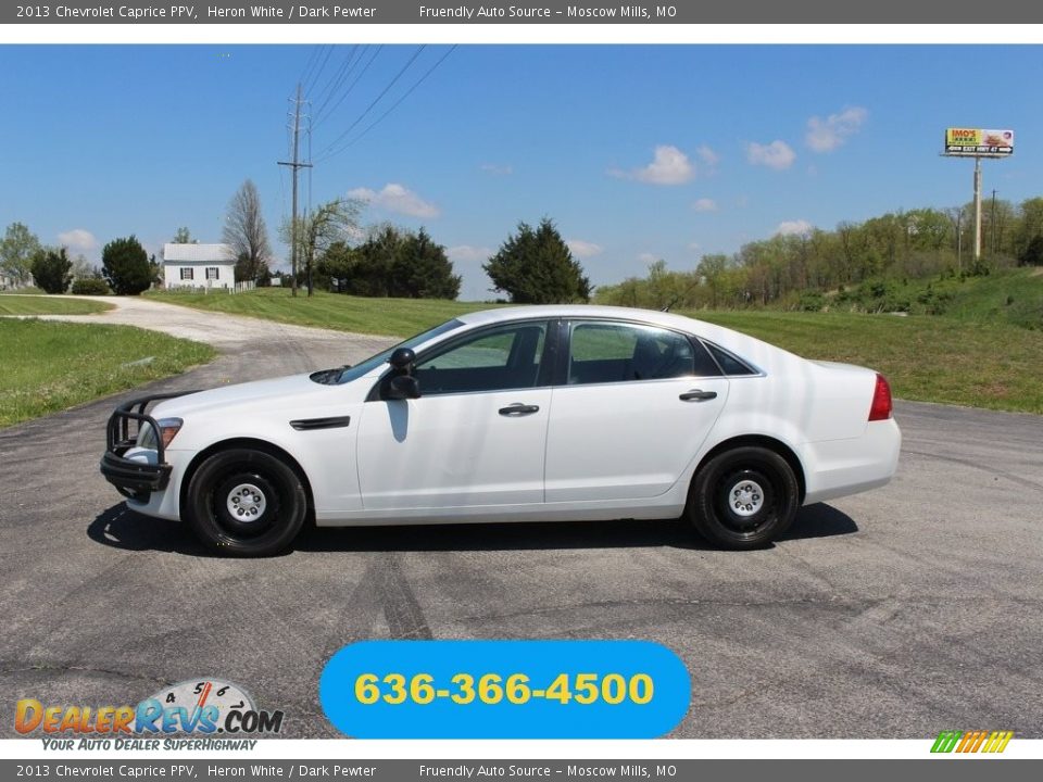 2013 Chevrolet Caprice PPV Heron White / Dark Pewter Photo #1