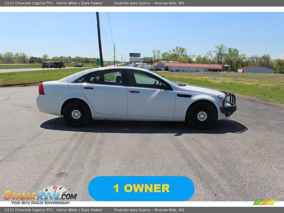 2013 Chevrolet Caprice PPV Heron White / Dark Pewter Photo #2