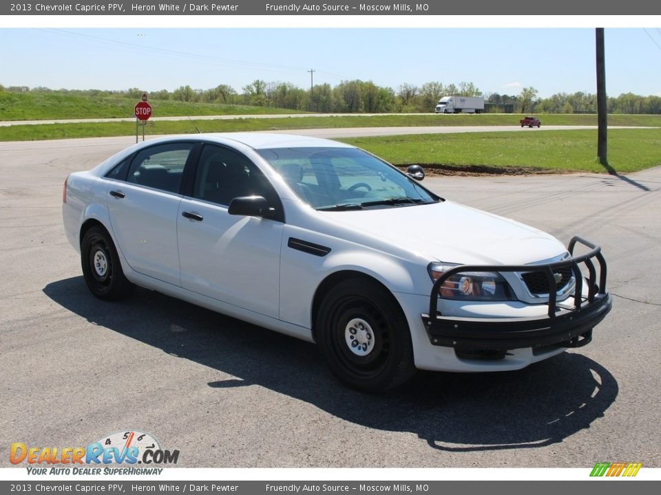 2013 Chevrolet Caprice PPV Heron White / Dark Pewter Photo #4