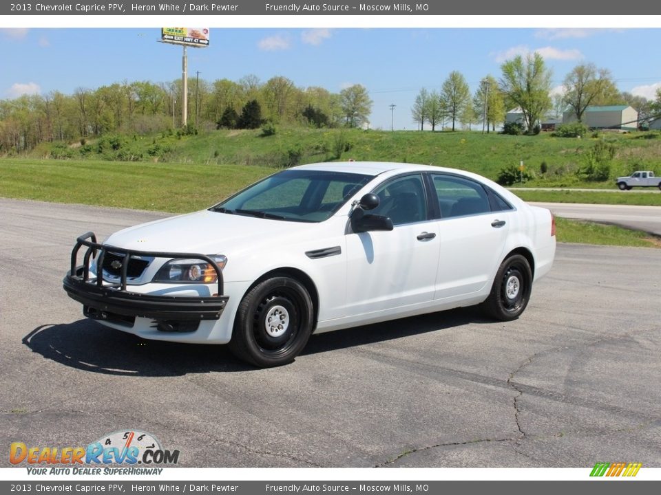 2013 Chevrolet Caprice PPV Heron White / Dark Pewter Photo #19