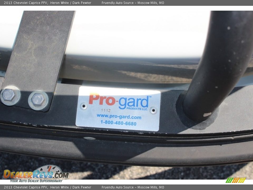 2013 Chevrolet Caprice PPV Heron White / Dark Pewter Photo #27