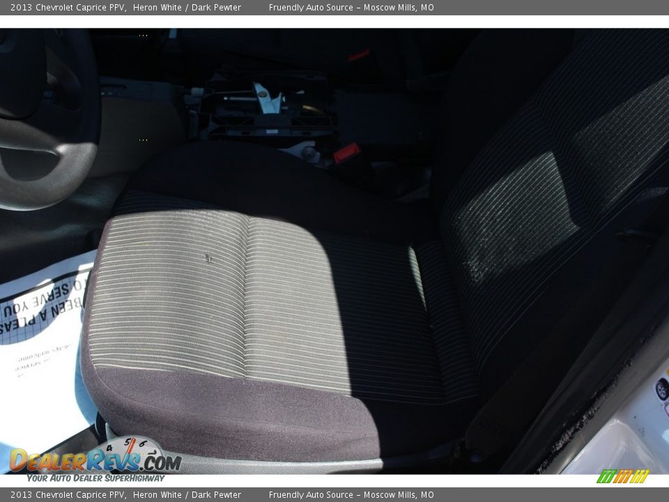 2013 Chevrolet Caprice PPV Heron White / Dark Pewter Photo #33