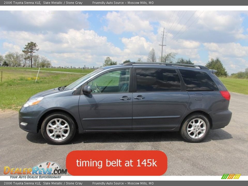 2006 Toyota Sienna XLE Slate Metallic / Stone Gray Photo #2