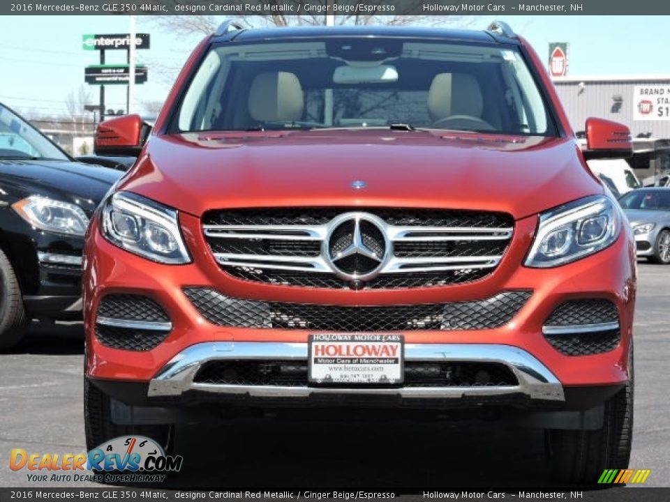2016 Mercedes-Benz GLE 350 4Matic designo Cardinal Red Metallic / Ginger Beige/Espresso Photo #2