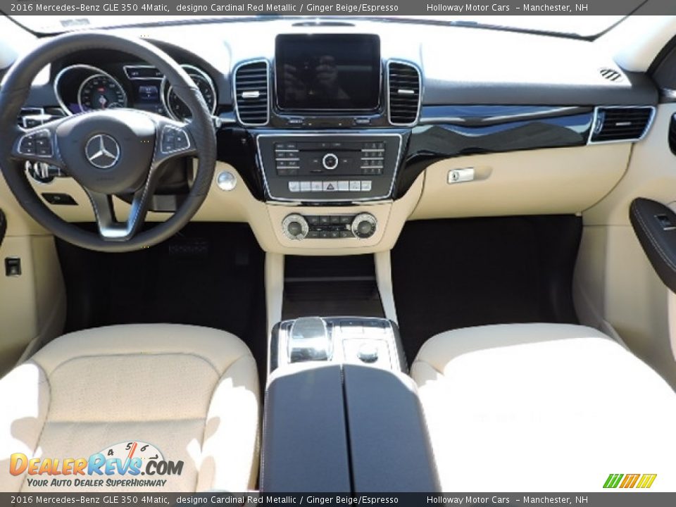 2016 Mercedes-Benz GLE 350 4Matic designo Cardinal Red Metallic / Ginger Beige/Espresso Photo #7