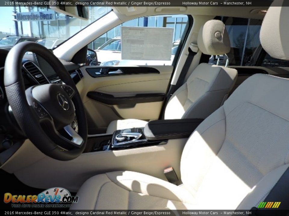 2016 Mercedes-Benz GLE 350 4Matic designo Cardinal Red Metallic / Ginger Beige/Espresso Photo #8