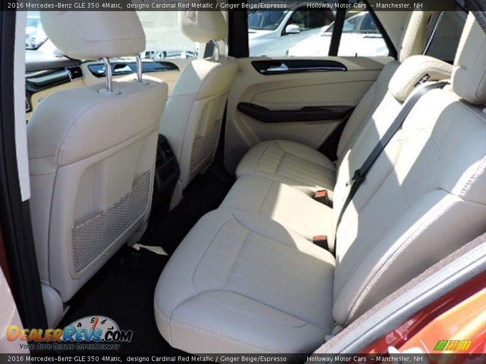 2016 Mercedes-Benz GLE 350 4Matic designo Cardinal Red Metallic / Ginger Beige/Espresso Photo #9