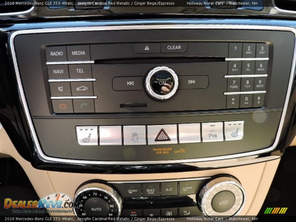 2016 Mercedes-Benz GLE 350 4Matic designo Cardinal Red Metallic / Ginger Beige/Espresso Photo #12