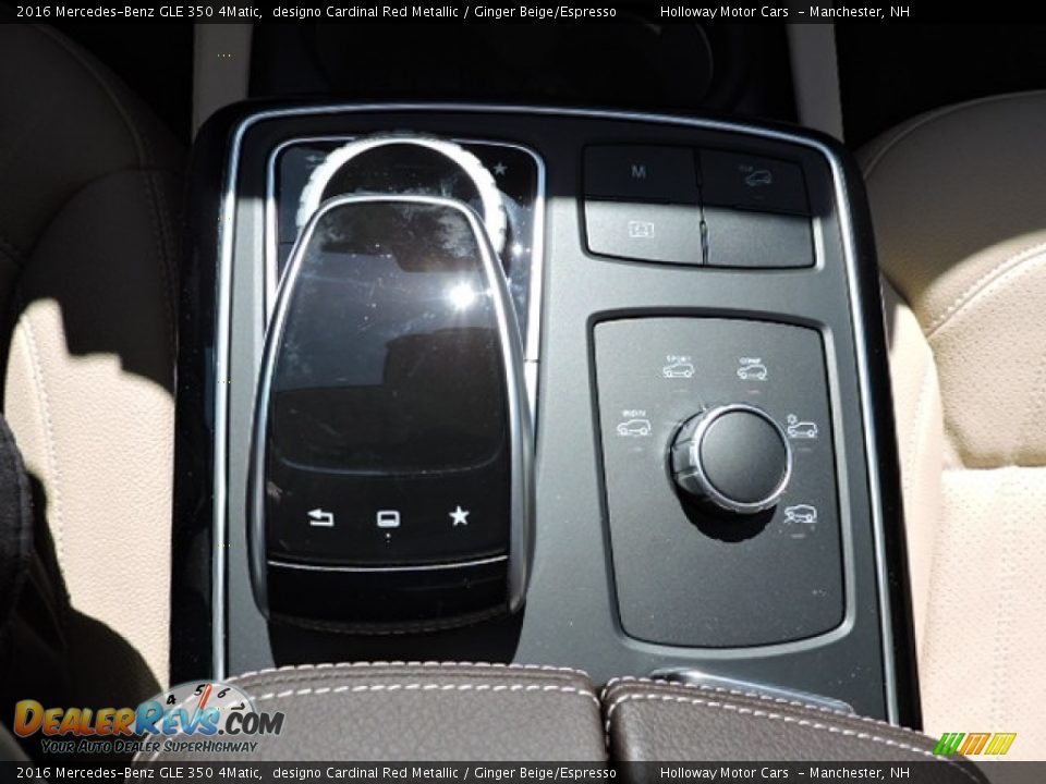 2016 Mercedes-Benz GLE 350 4Matic designo Cardinal Red Metallic / Ginger Beige/Espresso Photo #15