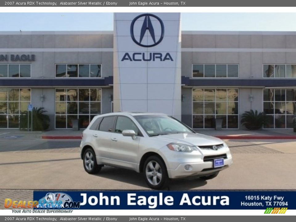 2007 Acura RDX Technology Alabaster Silver Metallic / Ebony Photo #1