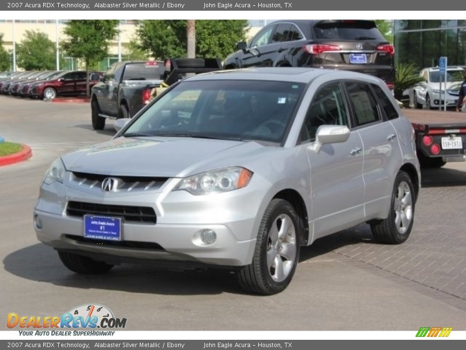 2007 Acura RDX Technology Alabaster Silver Metallic / Ebony Photo #2