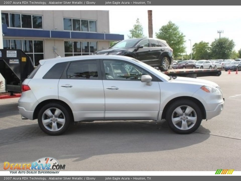 2007 Acura RDX Technology Alabaster Silver Metallic / Ebony Photo #7