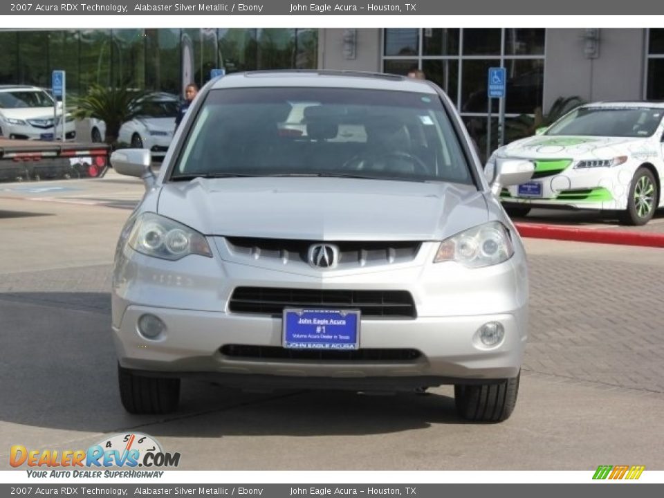 2007 Acura RDX Technology Alabaster Silver Metallic / Ebony Photo #8