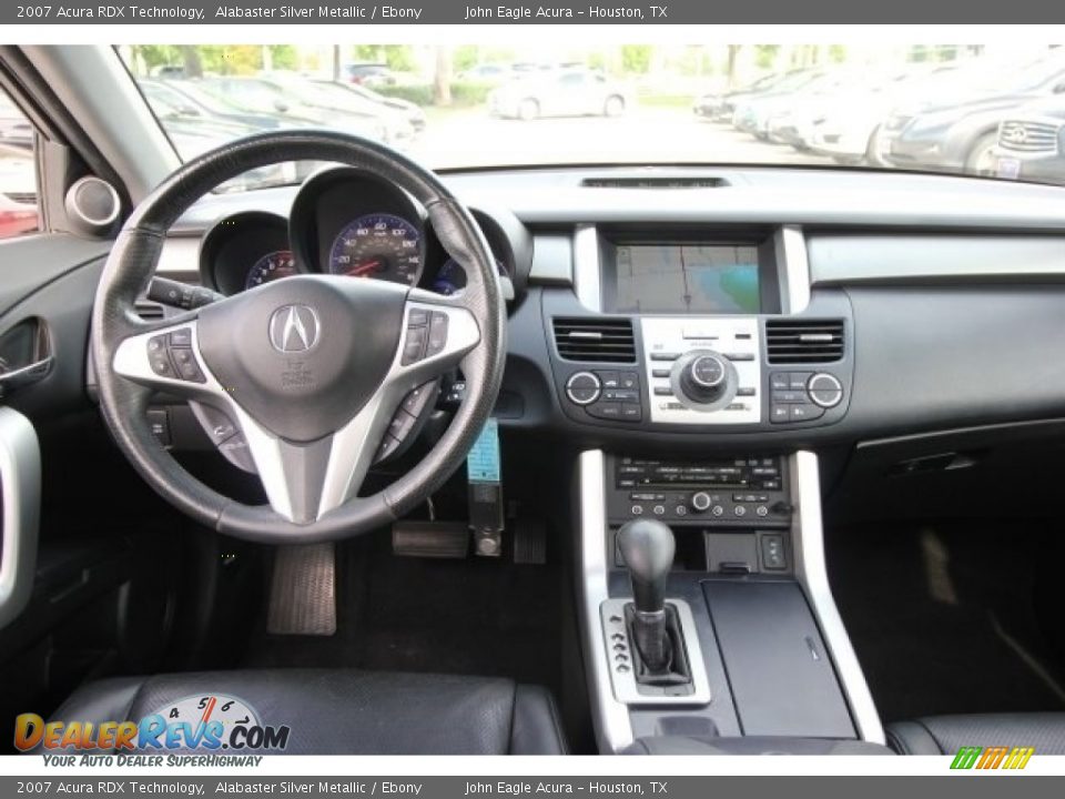 2007 Acura RDX Technology Alabaster Silver Metallic / Ebony Photo #9