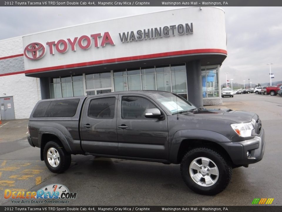 2012 Toyota Tacoma V6 TRD Sport Double Cab 4x4 Magnetic Gray Mica / Graphite Photo #2